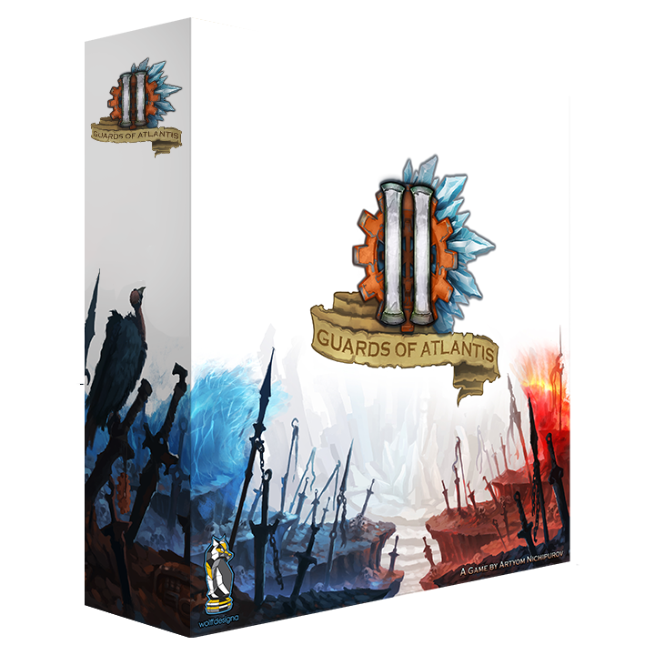 Guards of Atlantis II, MOBA Board Game, Wolffdesigna